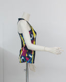 ERREA' canotta donna padel PAMELA AD GM0V0S00090 BLU estate 2022