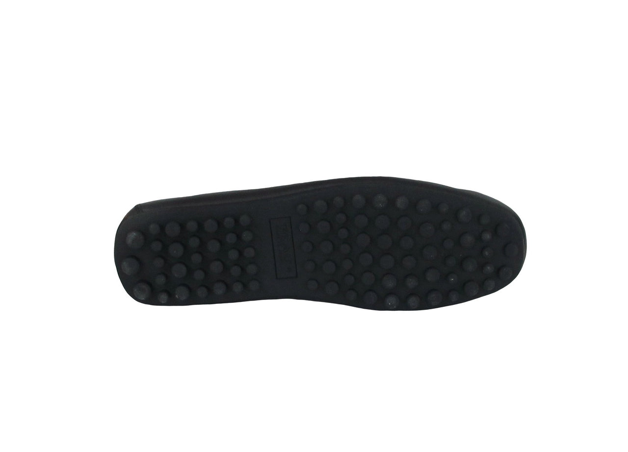 FRAU scarpe uomo mocassino morsetto 3174 135 SPINNER GOMMA NERO estate 2020