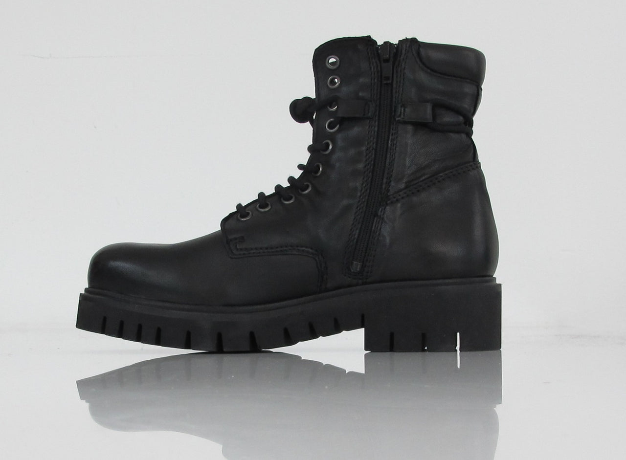 DEI COLLI stivali bassi biker donna 2STEEL201 colore NERO inverno 2018