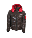 TATRAS giubbotto uomo piumino lucidoMTLA20A4104-D BROWN MARRONE inverno 2020