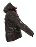 TATRAS giubbotto uomo piumino lucidoMTLA20A4104-D BROWN MARRONE inverno 2020
