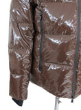 TATRAS giubbotto uomo piumino lucidoMTLA20A4104-D BROWN MARRONE inverno 2020