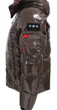 TATRAS giubbotto uomo piumino lucidoMTLA20A4104-D BROWN MARRONE inverno 2020
