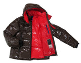 TATRAS giubbotto uomo piumino lucidoMTLA20A4104-D BROWN MARRONE inverno 2020