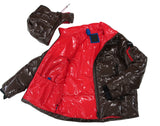 TATRAS giubbotto uomo piumino lucidoMTLA20A4104-D BROWN MARRONE inverno 2020