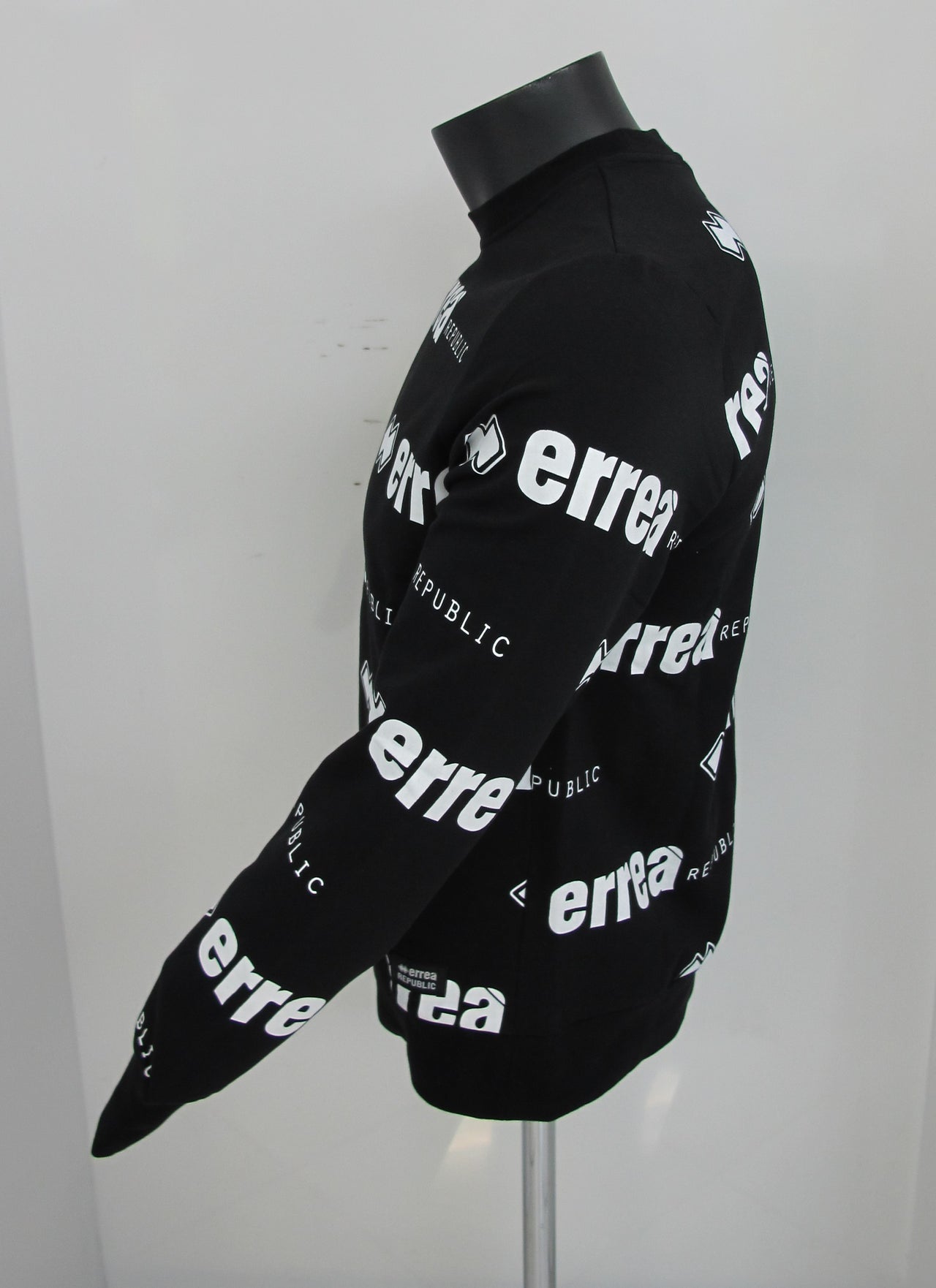 ERREA' REPUBLIC felpa uomo TREND R18G0U0Z02500 colore NERO/BIANCO inverno 2018