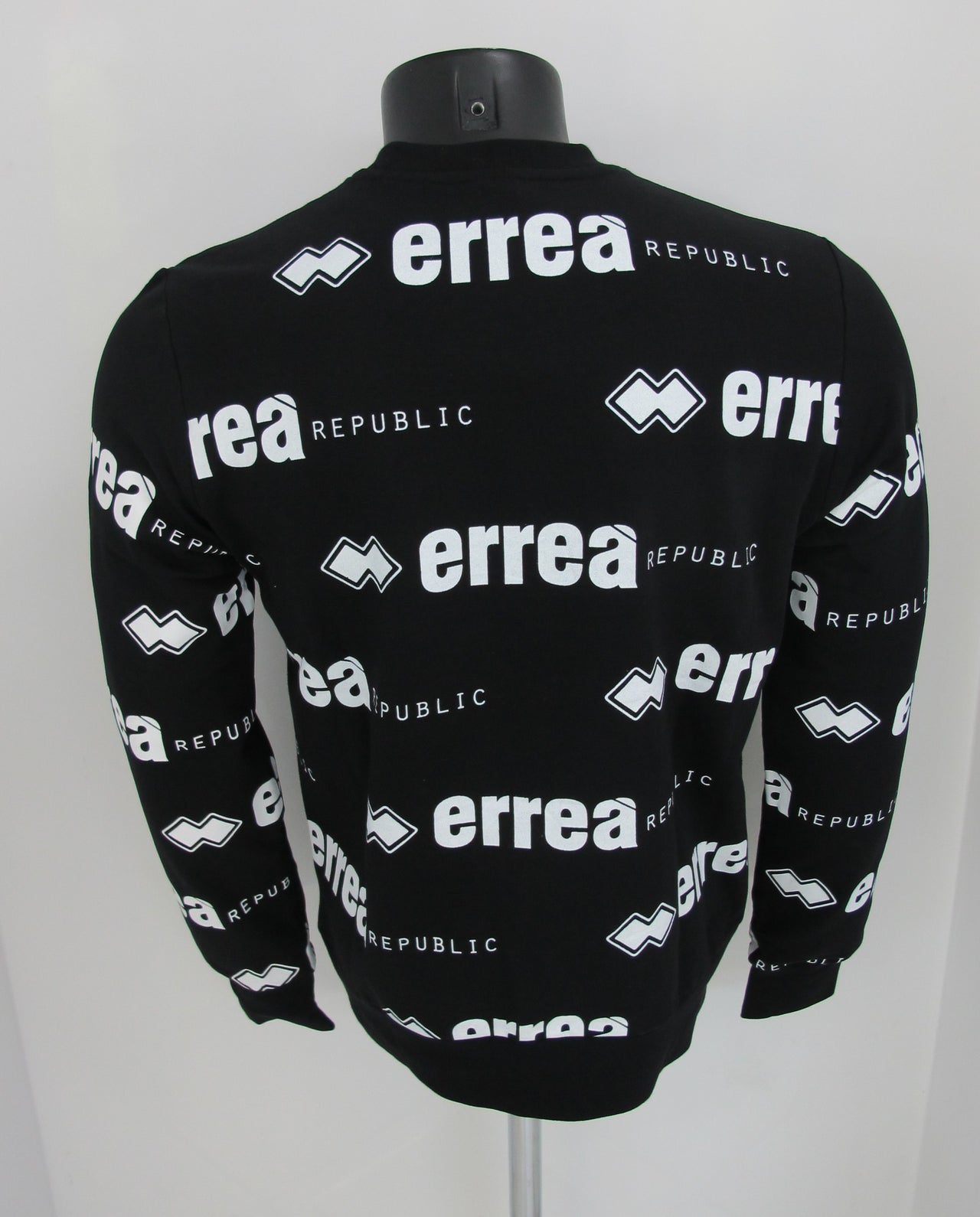 ERREA' REPUBLIC felpa uomo TREND R18G0U0Z02500 colore NERO/BIANCO inverno 2018