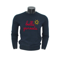 Thumbnail for SHOCKLY maglione uomo collo a giro BELLA GIORNATA RO 5M5634 BLU inverno 2022