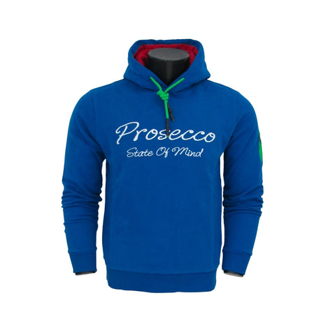 SHOCKLY felpa uomo cotone cappuccio F PROSECCO HOOD 5F1405 AZZURRO inverno 2022