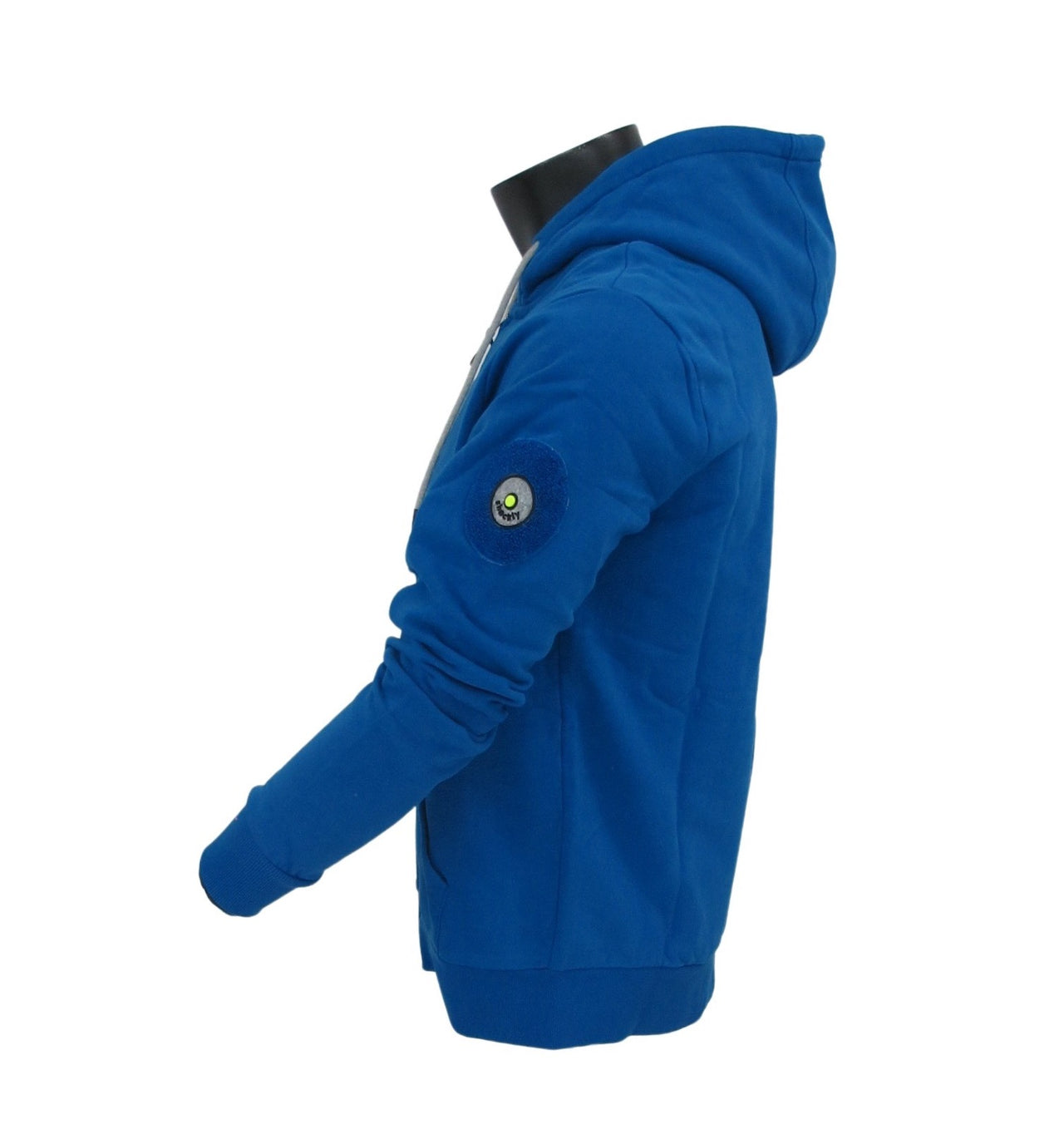 SHOCKLY felpa uomo cotone cappuccio zip F EASY ZIP 5F4005 AZZURRO inverno 2022
