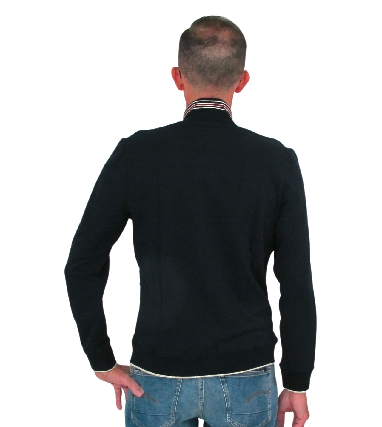 AERONAUTICA MILITARE felpa uomo zip 222FE1713F439 08331 BLU inverno 2022