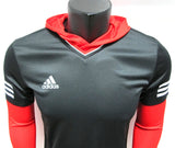 ADIDAS maglia calcio allenamento modello TANF JSY BL SET B47658 colore NERO/ROSSO dicembre 2016 - dodo.club - 5