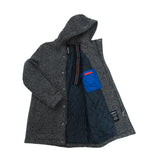DISTRETTO 12 giubbotto uomo parka lana BLASIUS GB0683 0010 GRIGIO inverno 2022