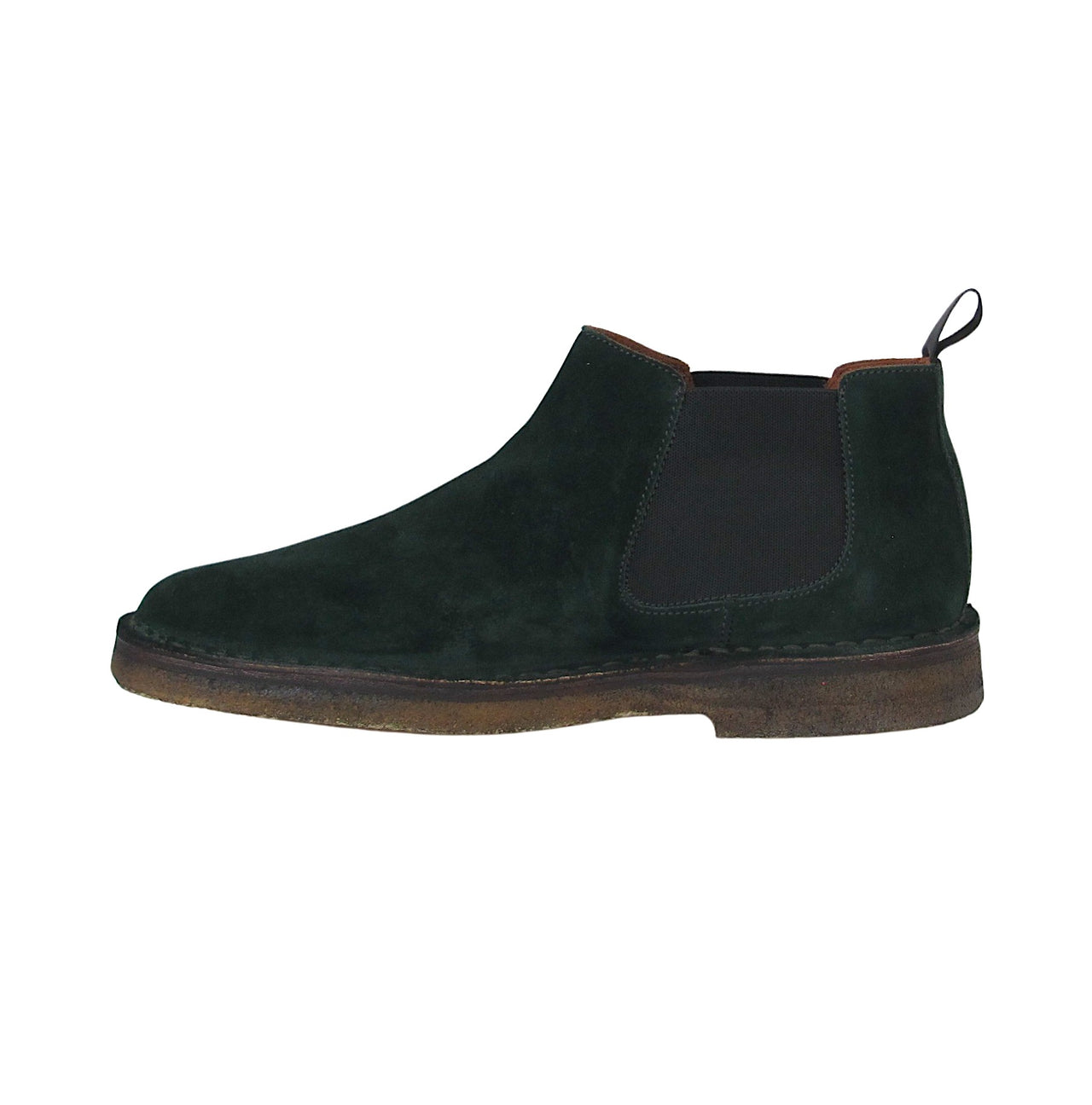 FRAU scarpe uomo beatles pelle camoscio 25C4 129 CREPE SUEDE VERDE inverno 2022