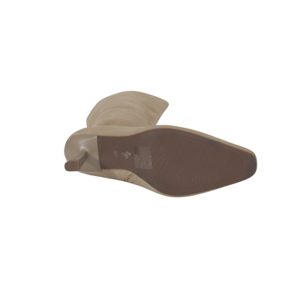 MENBUR stivali alti donna tacco 80 simil suede 23605 0044 BEIGE inverno 2022