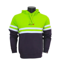 Thumbnail for ELLESSE felpa uomo cappuccio EHM812W22 704 VIOLA/VERDE LIME inverno 2022