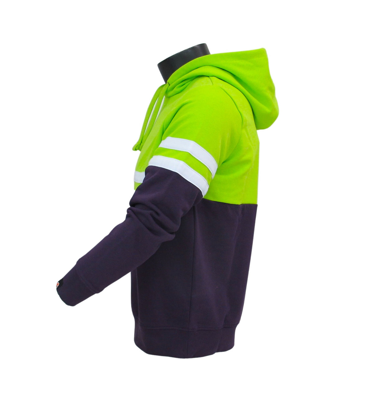 ELLESSE felpa uomo cappuccio EHM812W22 704 VIOLA/VERDE LIME inverno 2022