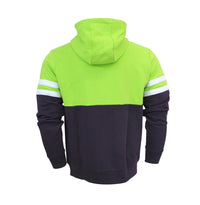 Thumbnail for ELLESSE felpa uomo cappuccio EHM812W22 704 VIOLA/VERDE LIME inverno 2022