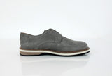 FRAU scarpe uomo stringate 33C1 139 ROCCIA SUEDE colore GRIGIO CHIARO estate 2019