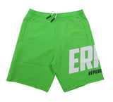 ERREA' REPUBLIC bermuda felpa uomo GRAPHIC R23P0JOZ61730 VERDE FLUO estate 2021