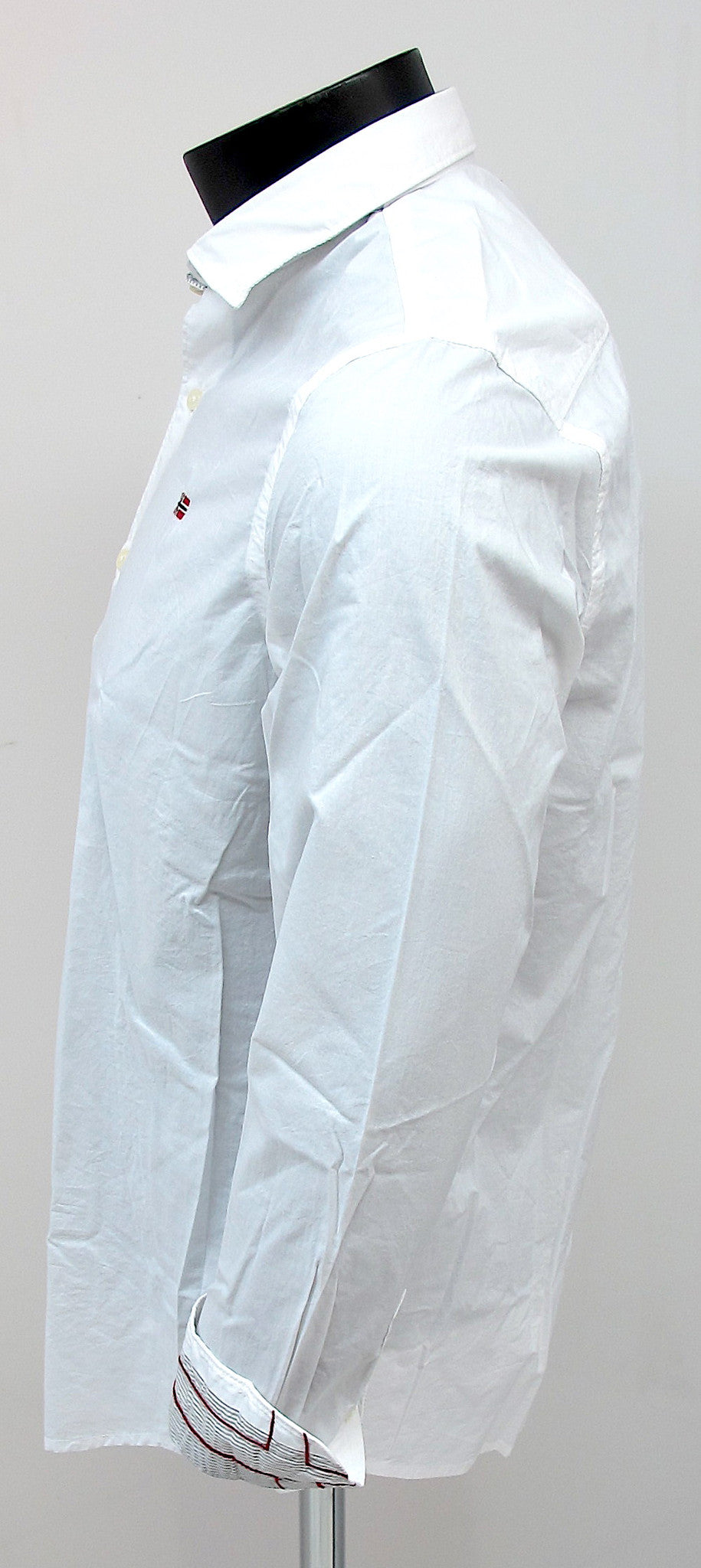 NAPAPIJRI camicia uomo manica lunga GOODSIRE N0YG9GM38 BIANCO estate 2017