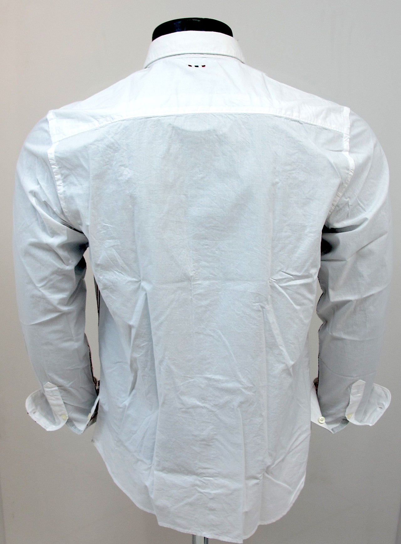 NAPAPIJRI camicia uomo manica lunga GOODSIRE N0YG9GM38 BIANCO estate 2017