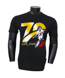 Loja do ZICO - t-shirt UOMO art. "70 anni THE ONE" colore nero, in cotone, taglia ADULTO, come indossato da ZICO