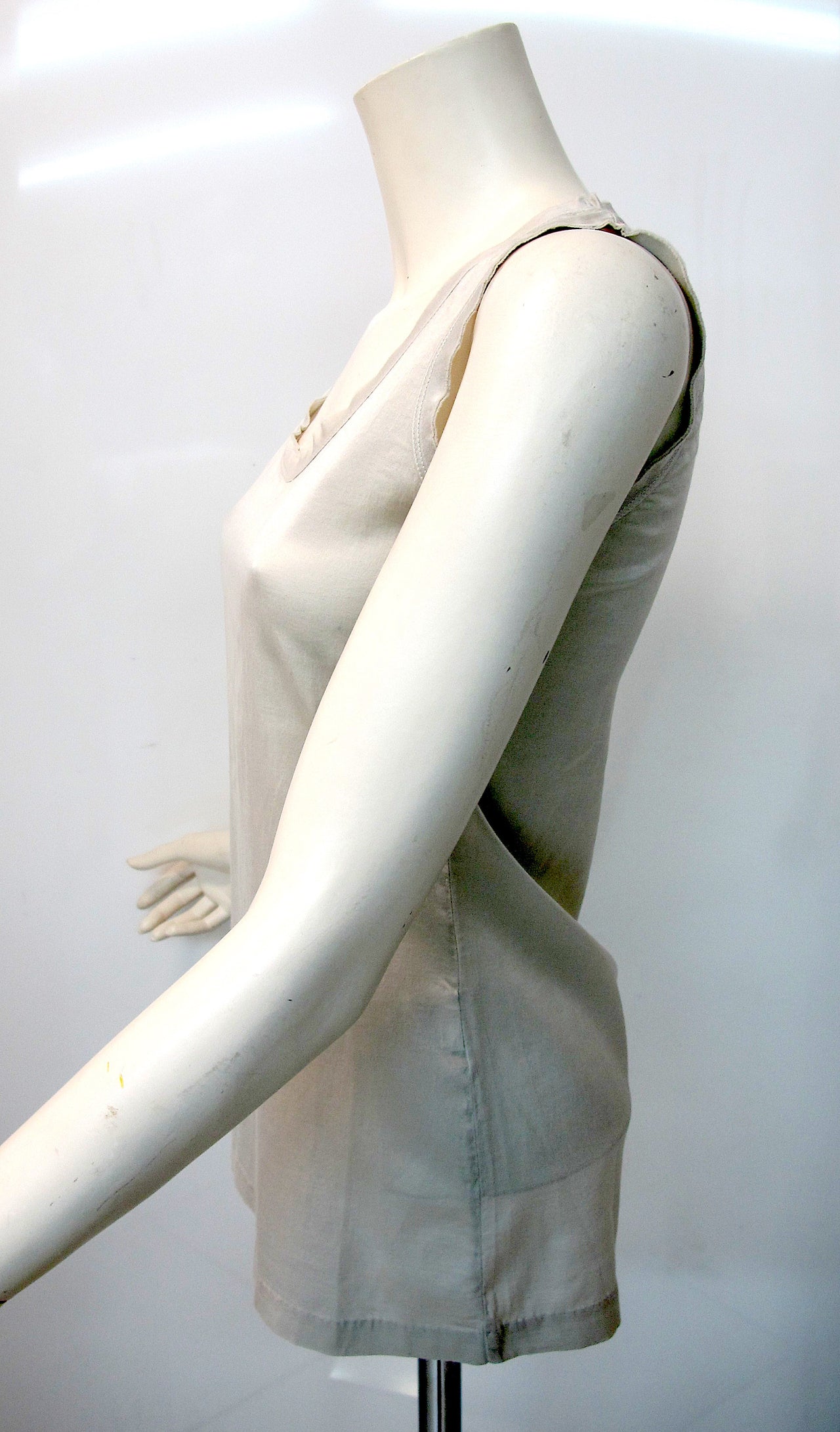 EUROPEAN CULTURE canotta donna seta 3780 6629 colore BEIGE estate 2016