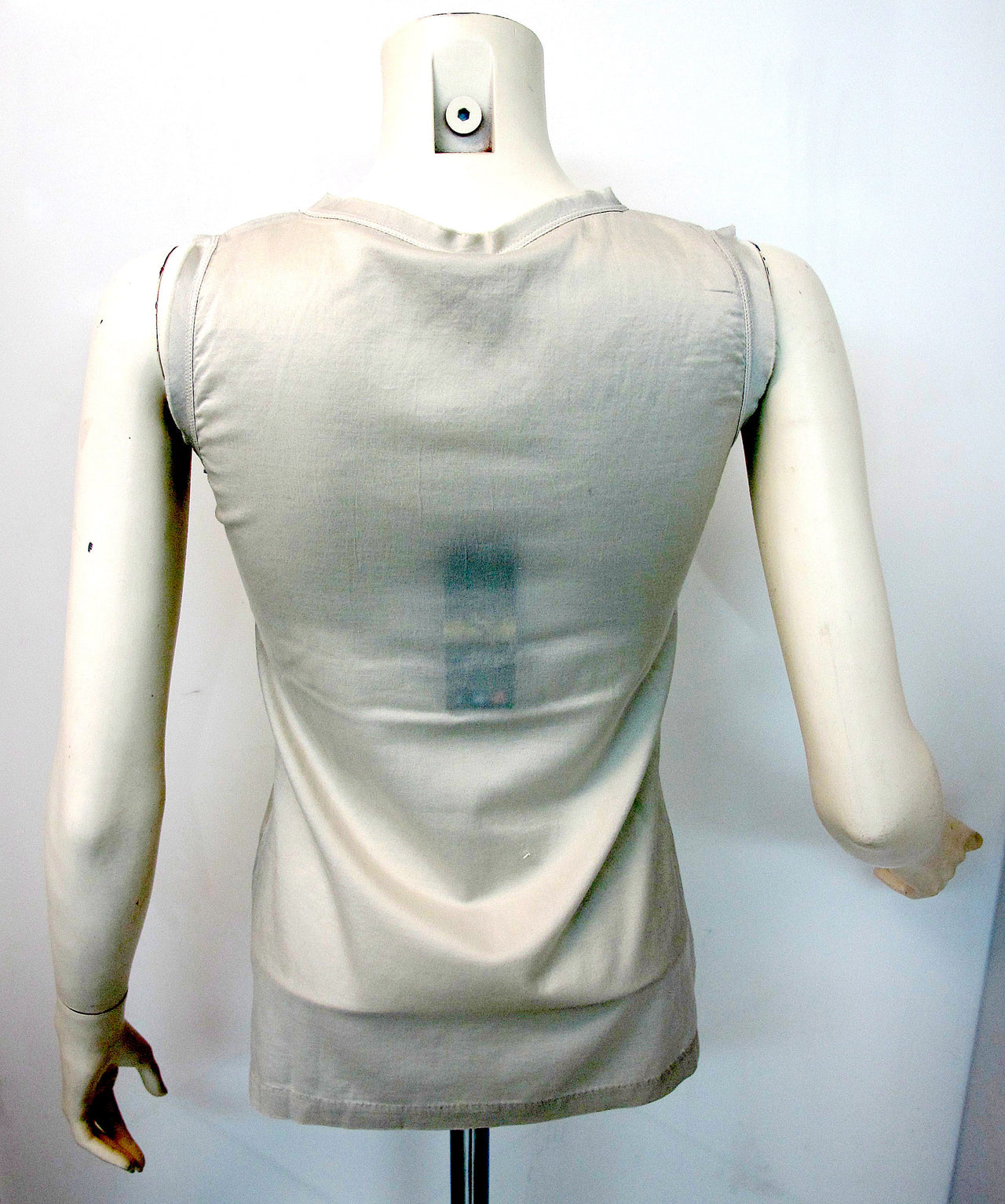 EUROPEAN CULTURE canotta donna seta 3780 6629 colore BEIGE estate 2016