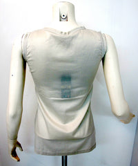 Thumbnail for EUROPEAN CULTURE canotta donna seta 3780 6629 colore BEIGE estate 2016