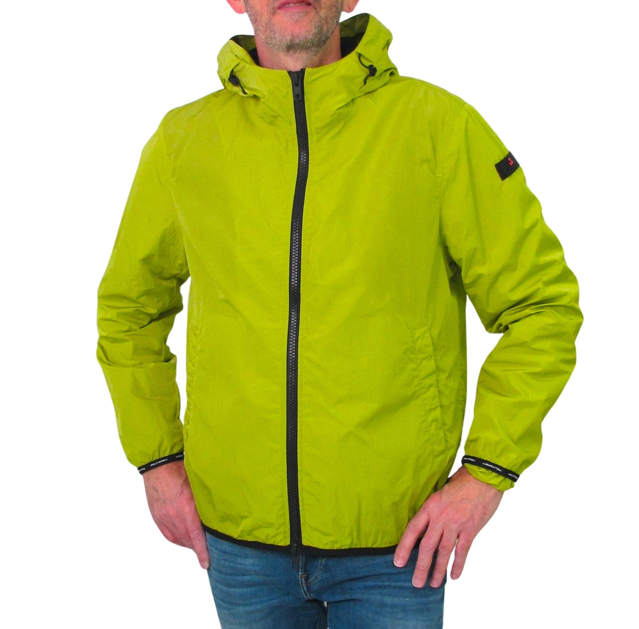 PEUTEREY giubbino uomo bomber NIGLE U PEU477201181834 630 VERDE LIME estate 2023