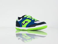 Thumbnail for JOMA scarpe calcetto bimbo INDOOR TOP FLEX JR 805 colore AZZURRO/BIANCO giugno 2018