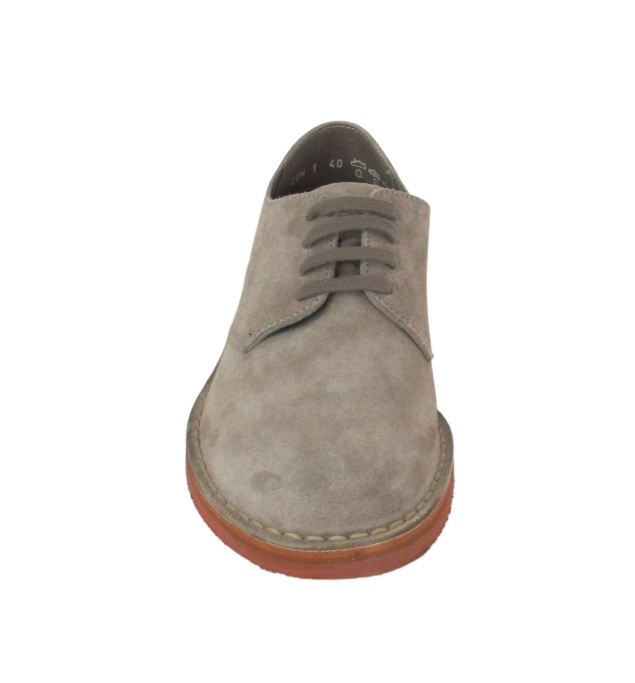 FRAU scarpe uomo derby stringata camoscio 25H1 109 CASTORO EVA BEIGE estate 2023