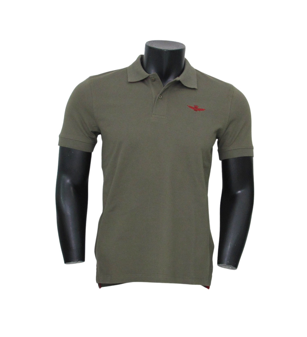 AERONAUTICA MILITARE polo uomo cotone 231PO1678P191 39284 VERDE estate 2023