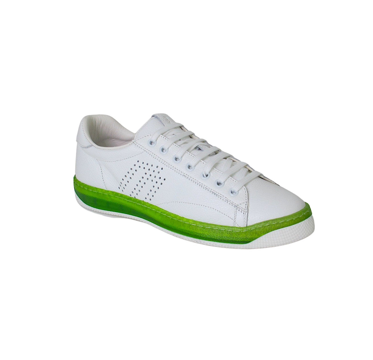 FRAU scarpe sneaker uomo 2982 FANTASY TRBIC BIANCO VERDE estate 2021