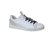 Thumbnail for CROMIER scarpe sneaker uomo 6C43 NAPPAFANCY BIANCO NAVY estate 2021