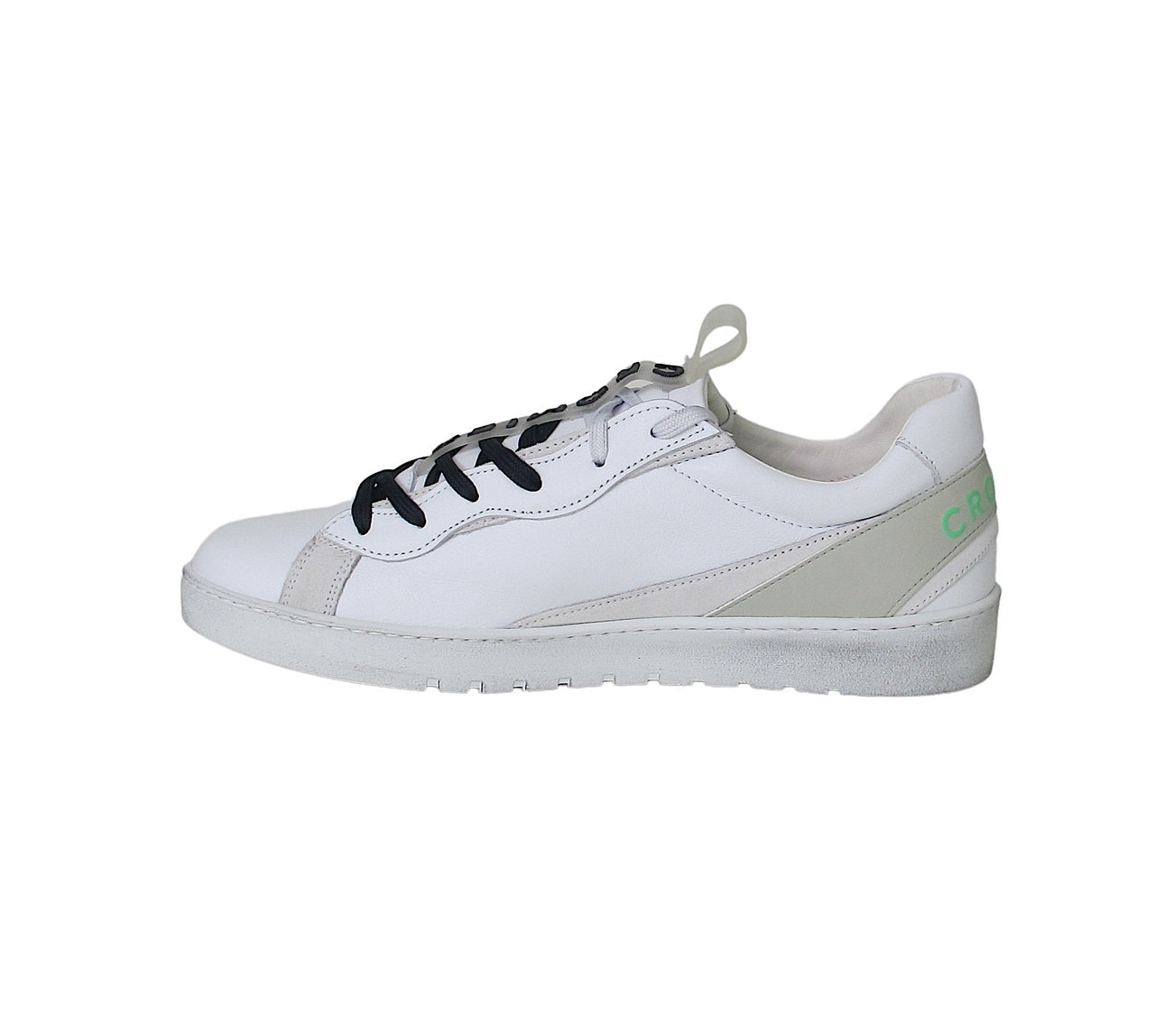 CROMIER scarpe sneaker uomo 6C43 NAPPAFANCY BIANCO NAVY estate 2021