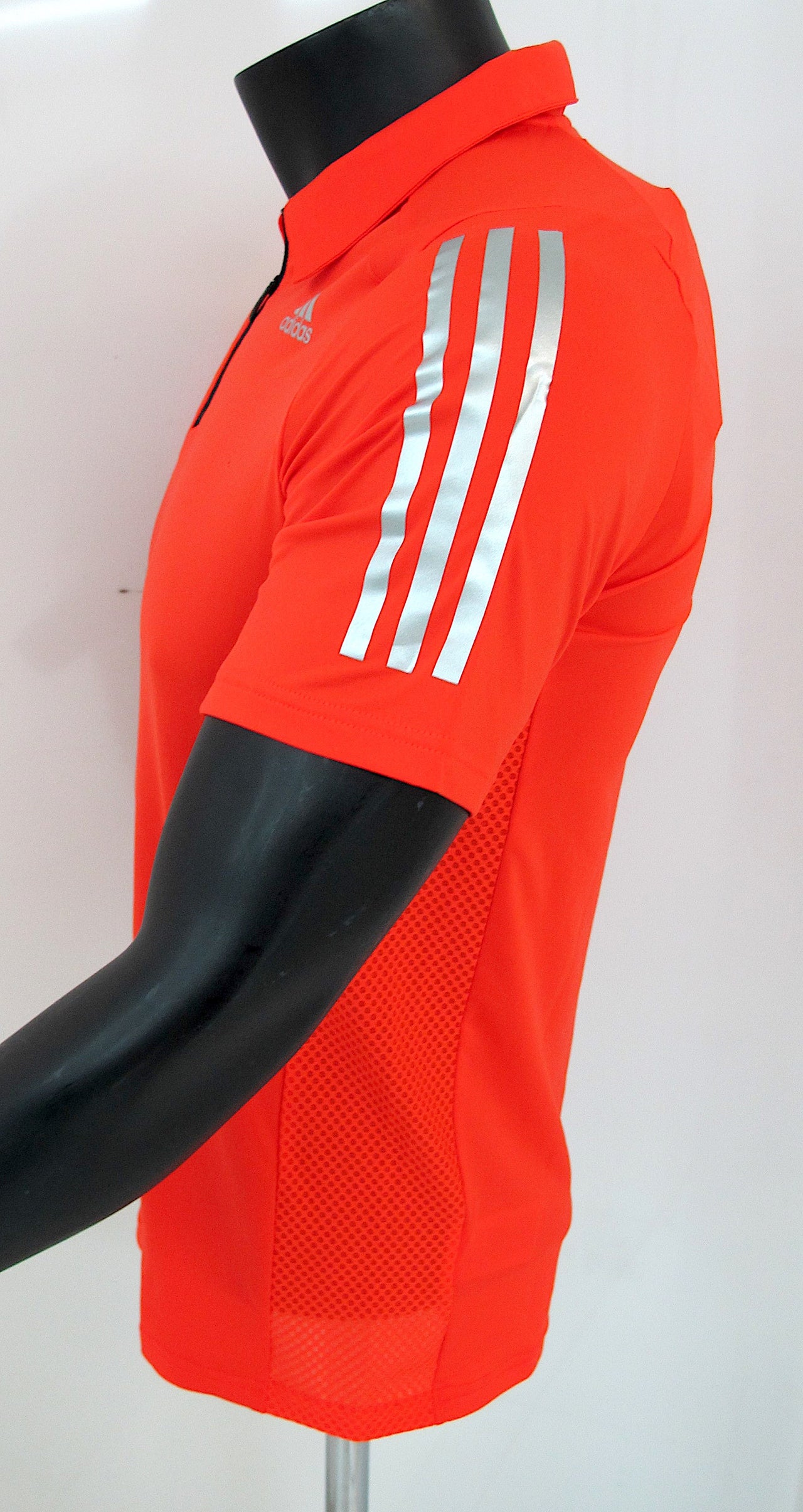 ADIDAS polo uomo manica corta COOL365 S18256 colore ARANCIO estate 2016