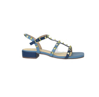 Thumbnail for MENBUR sandali donna flat bassi cinturino borchie 24146 0051 BLUETTE estate 2023
