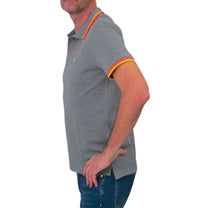 Thumbnail for PEUTEREY polo uomo GARLA STR MEL PEU469599011991 782 GRIGIO SCURO estate 2023