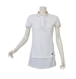 COLMAR polo donna manica corta tie dye 8706 4SH MONDAY 01 BIANCO estate 2021