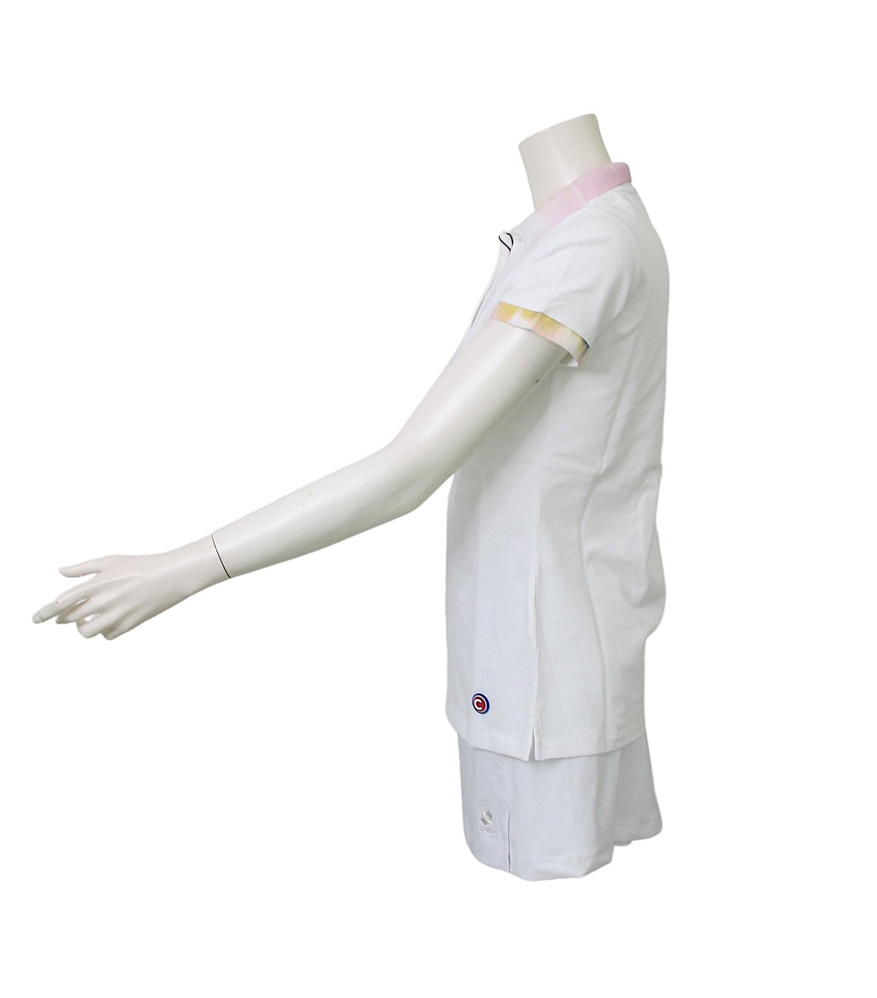 COLMAR polo donna manica corta tie dye 8706 4SH MONDAY 01 BIANCO estate 2021