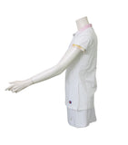 COLMAR polo donna manica corta tie dye 8706 4SH MONDAY 01 BIANCO estate 2021