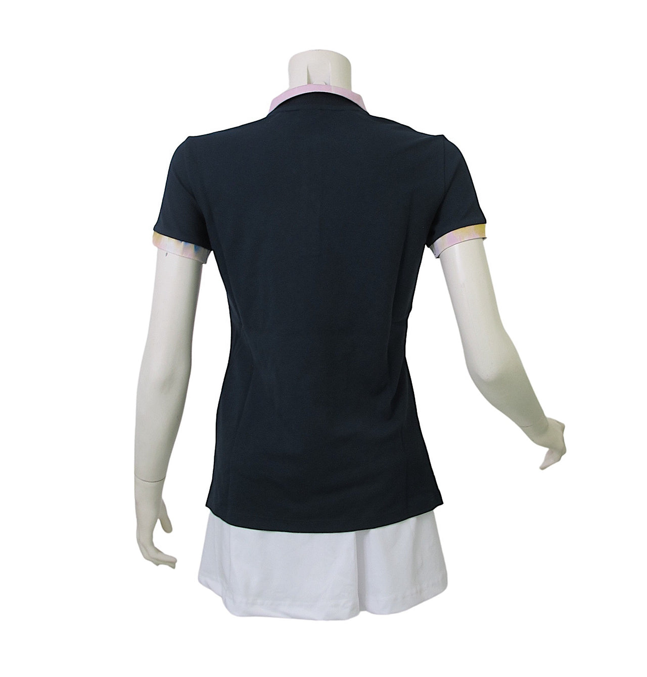 COLMAR polo donna manica corta tie dye 8706 4SH MONDAY 68 BLU estate 2021