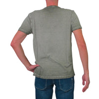 Thumbnail for SHOCKLY t-shirt uomo manica corta cotone TS STRIPE 6T6815 ARMY VERDE estate 2023