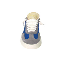 Thumbnail for CROMIER scarpe sneaker uomo tessuto C7X3 NIGHT TECNOSUEDE TR AZZURRO estate 2023