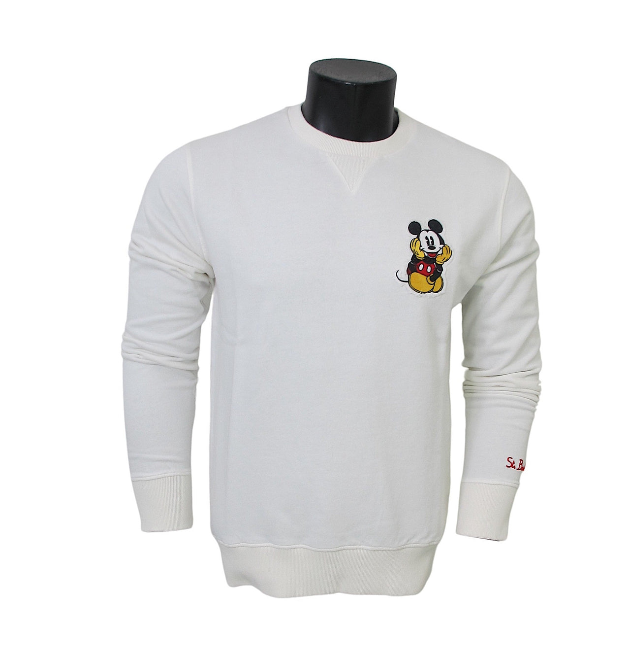 MC2 SAINT BARTH felpa uomo girocollo PONZA F PWMK1N BIANCO estate 2021