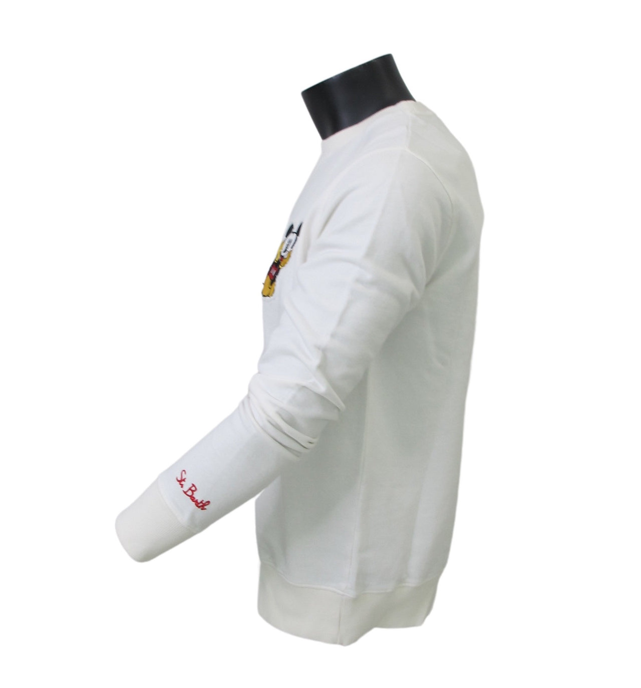 MC2 SAINT BARTH felpa uomo girocollo PONZA F PWMK1N BIANCO estate 2021