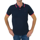 SHOCKLY polo uomo manica corta cotone POLO FLUO 6X8010 NIGHT BLU estate 2023