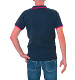 SHOCKLY polo uomo manica corta cotone POLO FLUO 6X8010 NIGHT BLU estate 2023